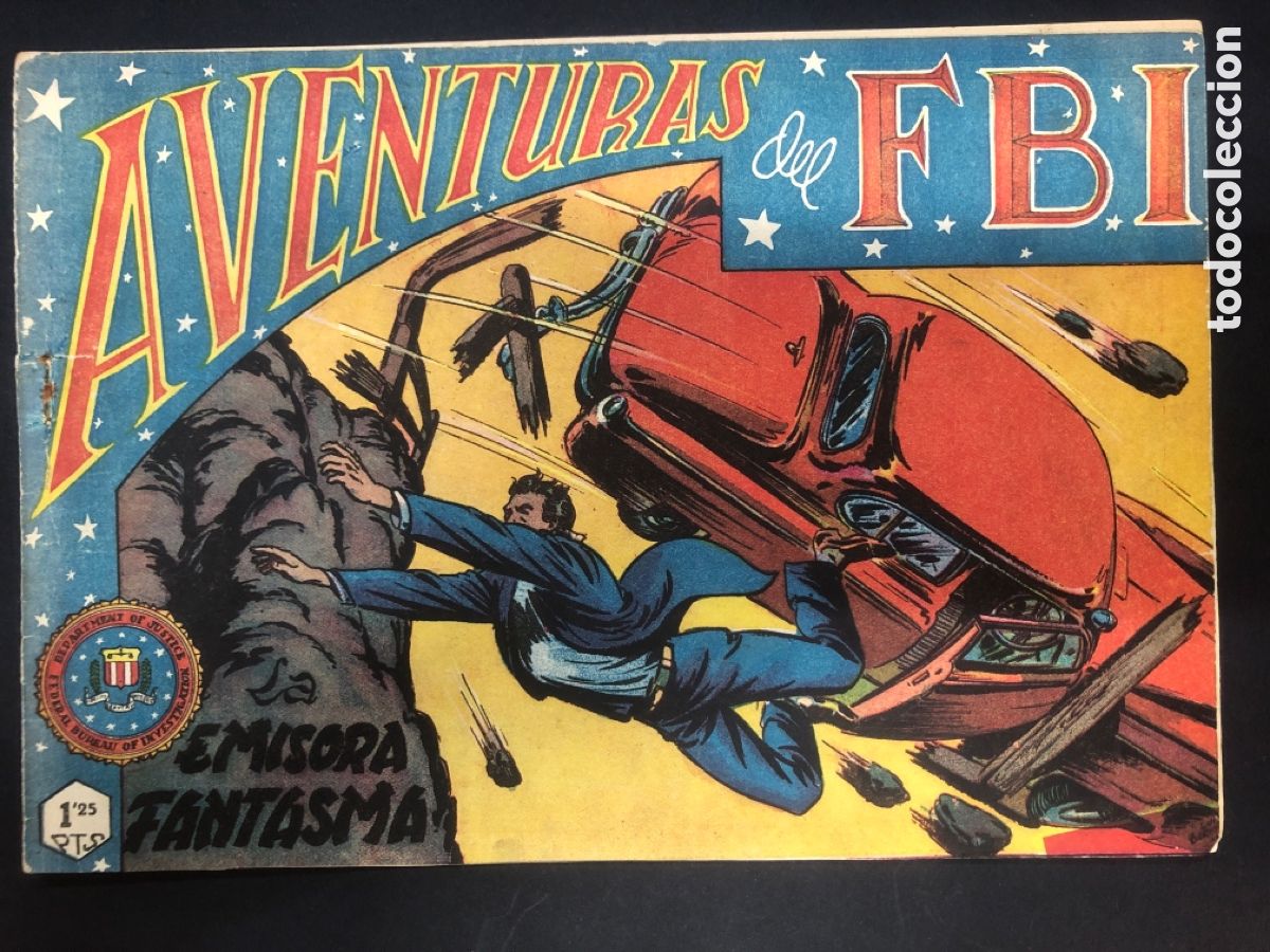 Tebeos: COMIC ORIGINAL AVENTURAS DEL FBI N&ordm; 9 EDITORIAL ROLLAN - Foto 1