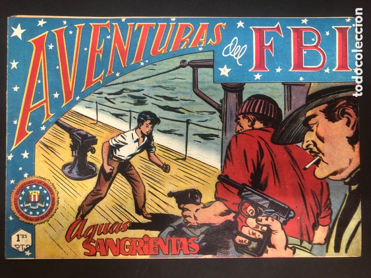 Tebeos: COMIC ORIGINAL AVENTURAS DEL FBI N&ordm; 38 EDITORIAL ROLLAN - Foto 1