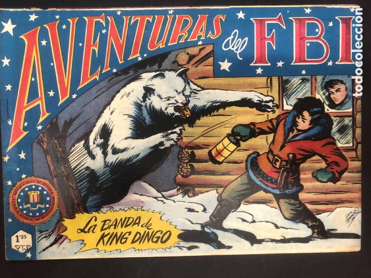 Tebeos: COMIC ORIGINAL AVENTURAS DEL FBI N&ordm; 39 EDITORIAL ROLLAN - Foto 1
