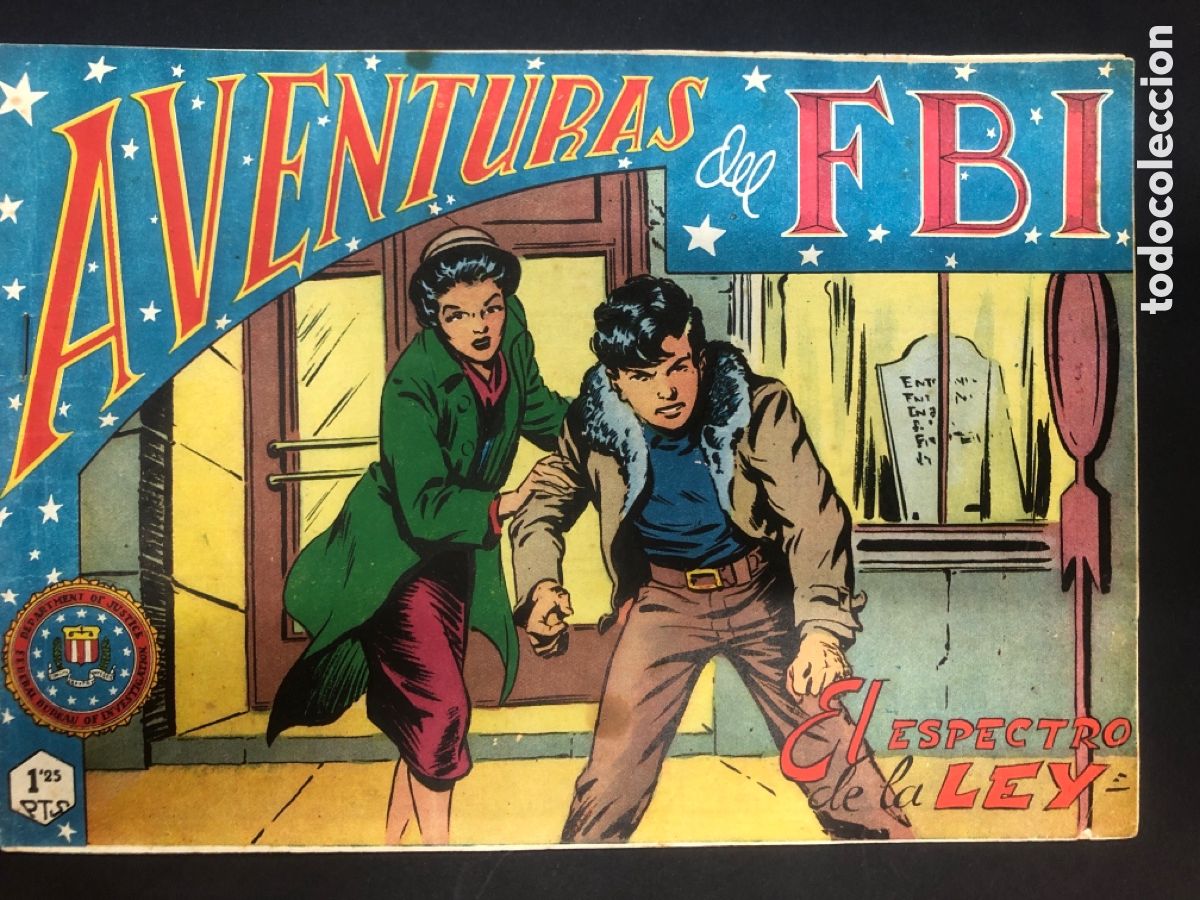 Tebeos: COMIC ORIGINAL AVENTURAS DEL FBI N&ordm; 43 EDITORIAL ROLLAN - Foto 1