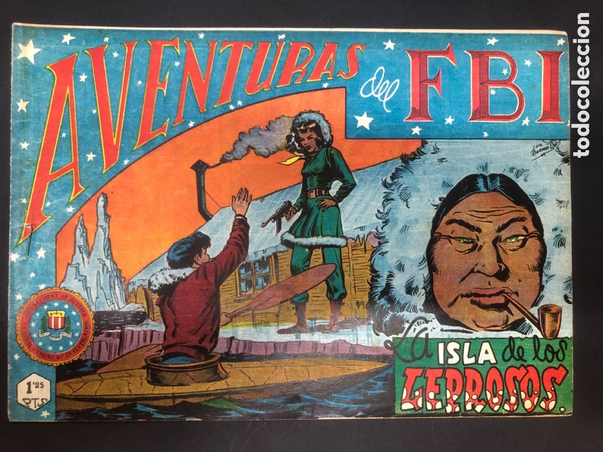 Tebeos: COMIC ORIGINAL AVENTURAS DEL FBI N&ordm; 52 EDITORIAL ROLLAN - Foto 1