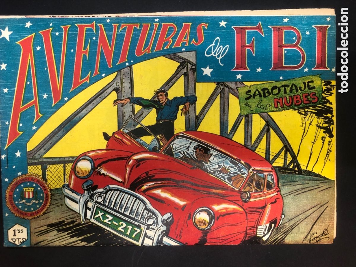 Tebeos: COMIC ORIGINAL AVENTURAS DEL FBI N&ordm; 60 EDITORIAL ROLLAN - Foto 1