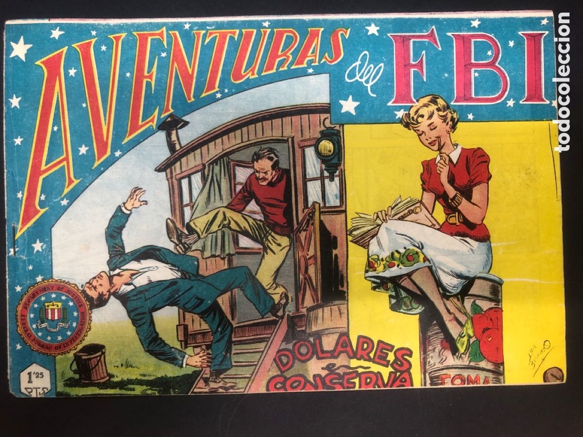 Tebeos: COMIC ORIGINAL AVENTURAS DEL FBI N&ordm; 65 EDITORIAL ROLLAN - Foto 1