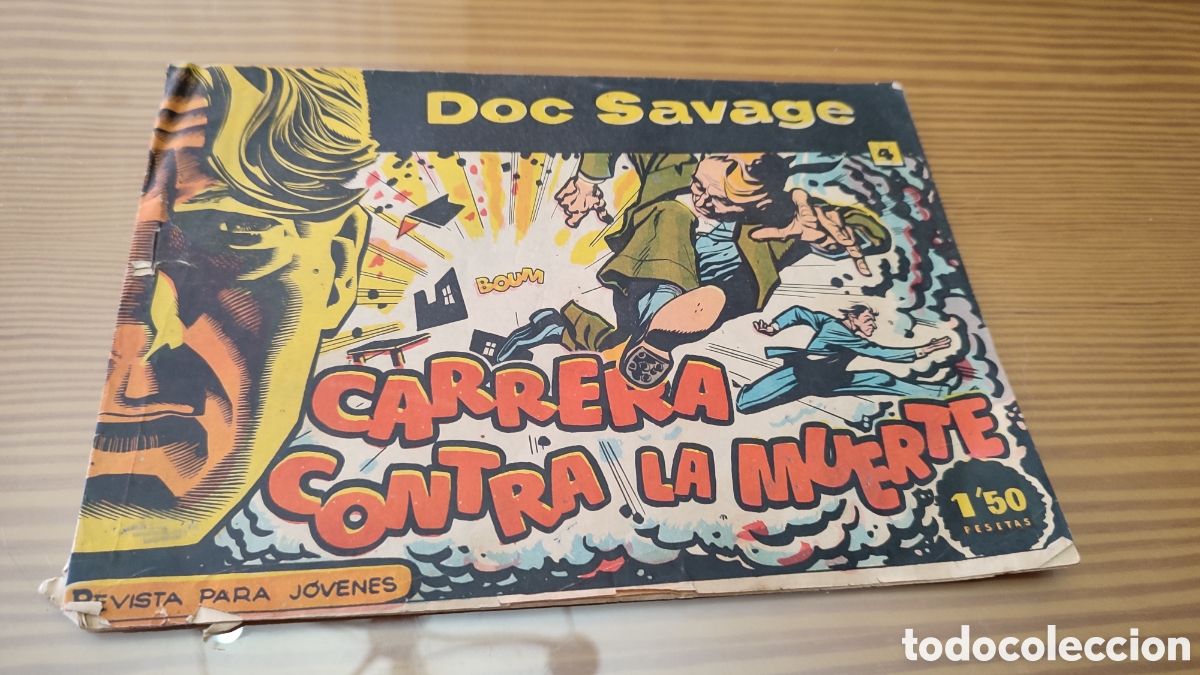 Tebeos: Antiguo comic de DOC SAVAGE &rdquo;,numero 4 ,&rdquo; Carrera Contra La Muerte &rdquo;, - Foto 1