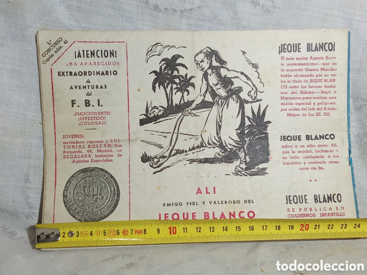 Tebeos: AVENTURAS DEL FBI, LOS OJOS DE BHUDA. ED. ROLLAN - Foto 3