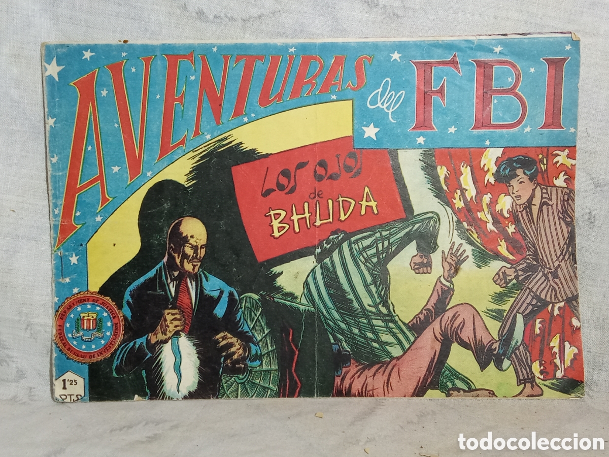 Tebeos: AVENTURAS DEL FBI, LOS OJOS DE BHUDA. ED. ROLLAN - Foto 1