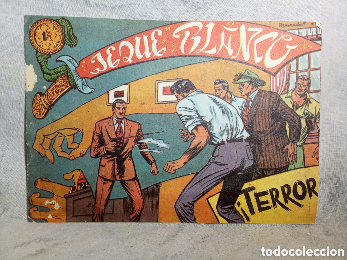 Tebeos: JEQUE BLANCO, &iexcl;TERROR! N&deg;29. ED. ROLLAN - Foto 1