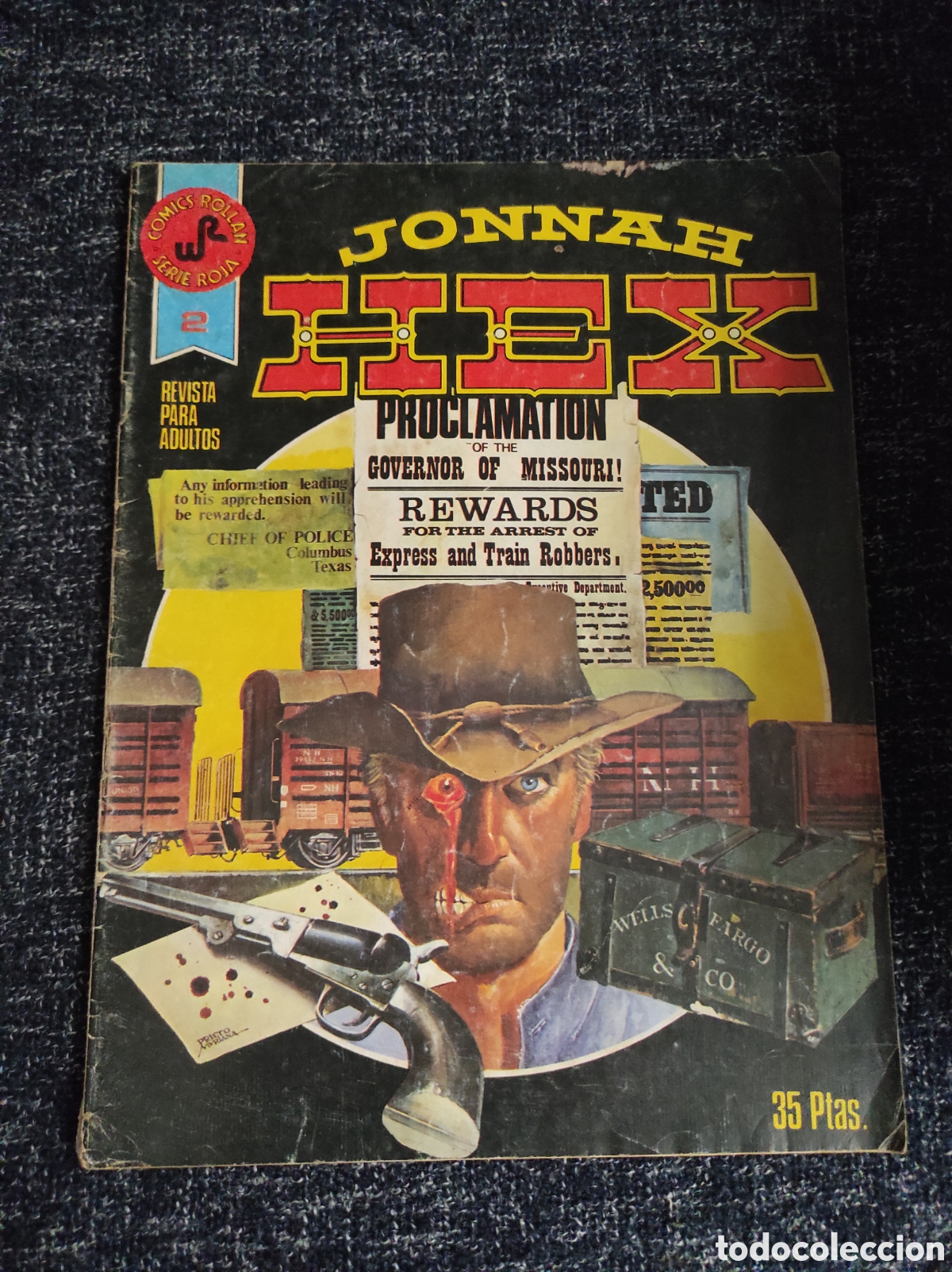 Tebeos: JONNAH HEX N&ordm; 2 - ED. ROLLAN - SERIE ROJA - Foto 1