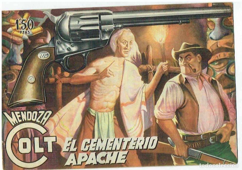 Tebeos: MENDOZA COLT. N&ordm; 8. &iexcl;&iexcl; ORIGINAL !!. EL CEMENTERIO APACHE. ROLLAN, (ST/A15) - Foto 1