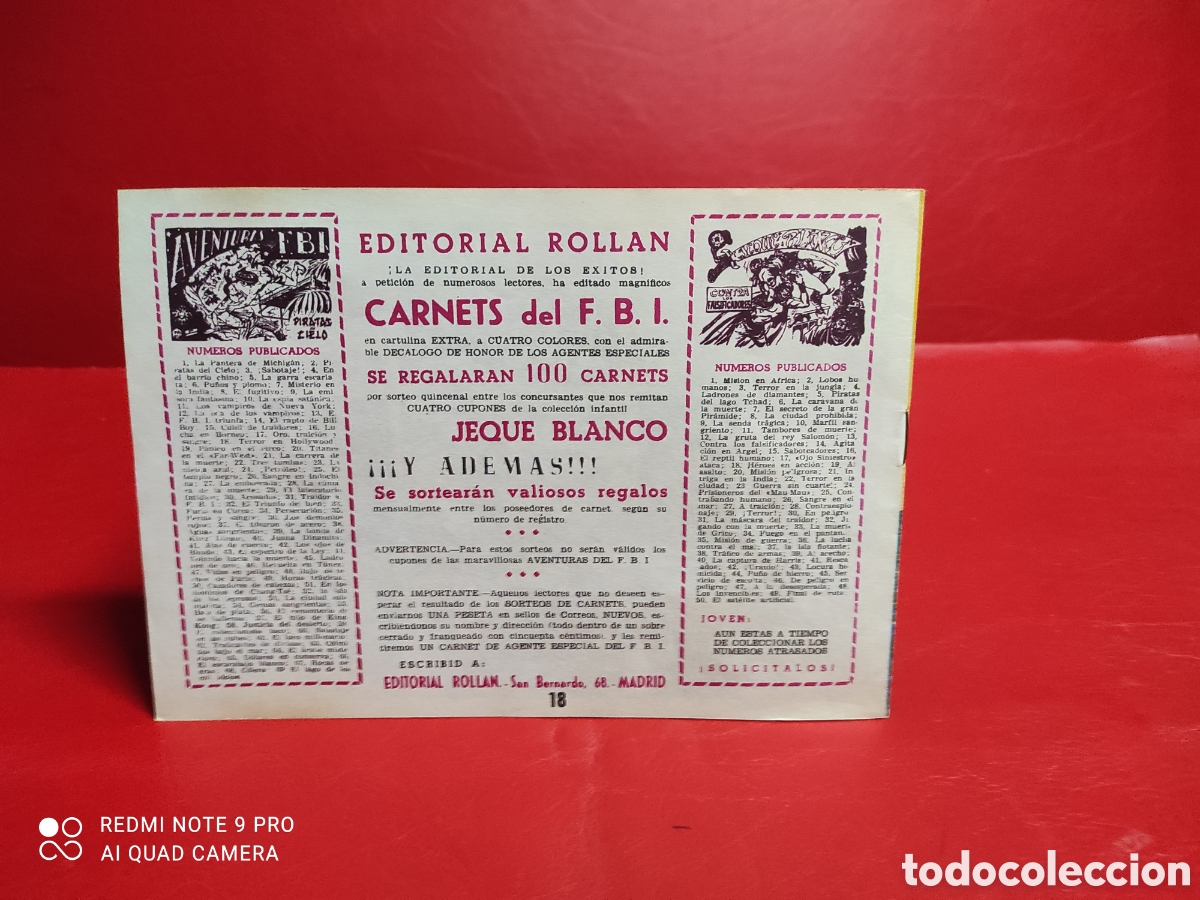 Tebeos: Comics jeque blanco n&ordm;18 editorial roll&aacute;n.facsimil - Foto 2