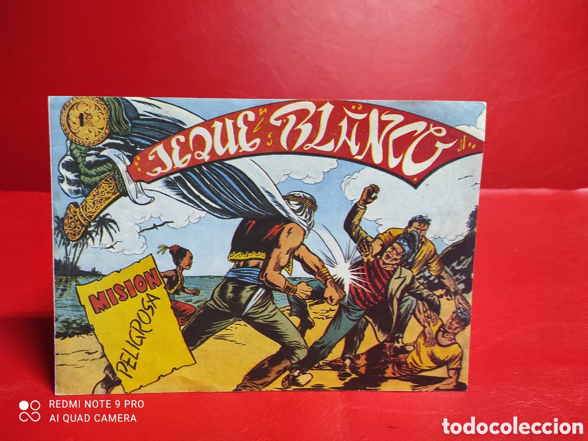 Tebeos: Comics jeque blanco n&ordm;20 editorial roll&aacute;n, facsimil - Foto 1