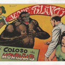 Tebeos: JEQUE BLANCO Nº 115 - EL COLOSO DE LAS MONTAÑAS - ROLLAN 1956 (ORIGINAL) ''BUEN ESTADO''
