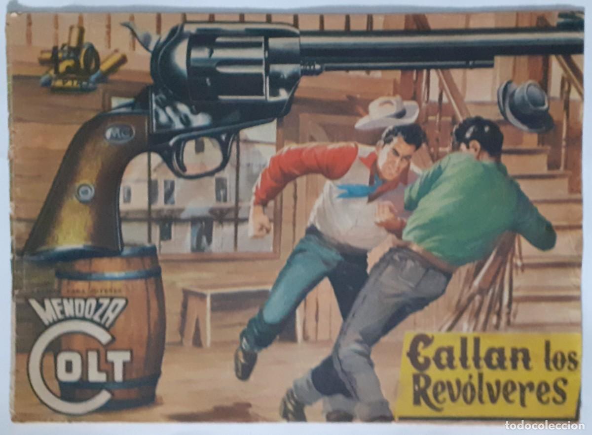 Tebeos: MENDOZA COLT-ROLLÁN- Nº 44 -CALLAN LOS REVÓLVERES-1958-MARTÍN SALVADOR-CASI BUENO-DIFÍCIL-LEA-9990