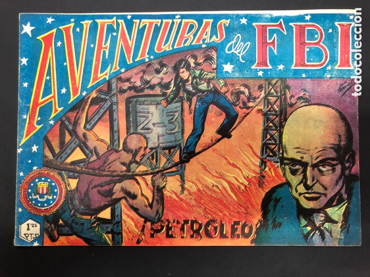 Tebeos: COMIC ORIGINAL AVENTURAS DEL FBI N&ordm; 24 EDITORIAL ROLLAN - Foto 1