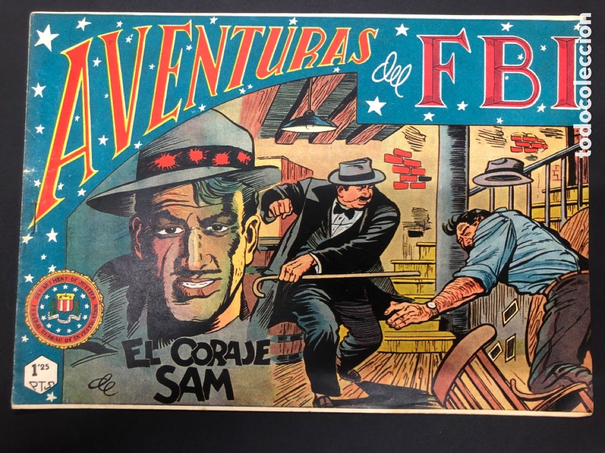 Tebeos: COMIC ORIGINAL AVENTURAS DEL FBI N&ordm; 77 EDITORIAL ROLLAN - Foto 1