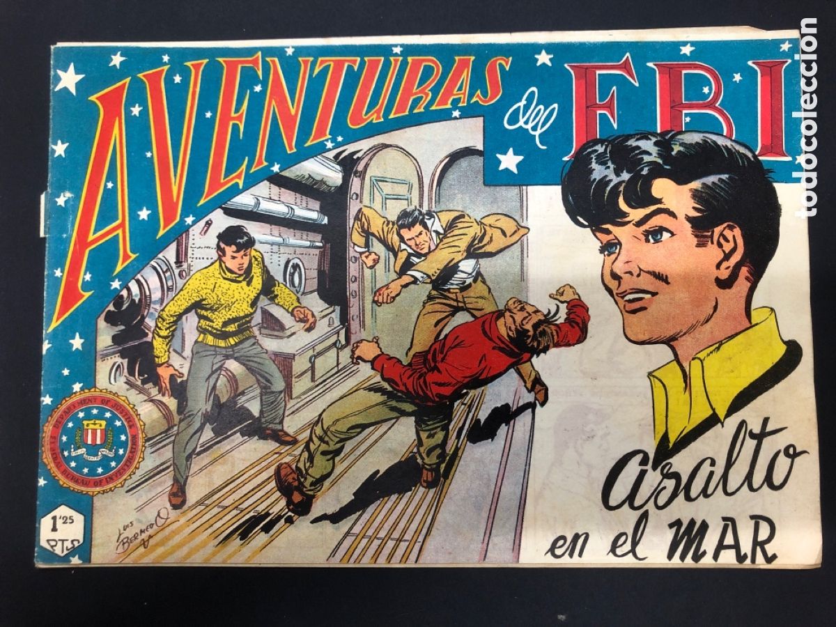 Tebeos: COMIC ORIGINAL AVENTURAS DEL FBI N&ordm; 79 EDITORIAL ROLLAN - Foto 1