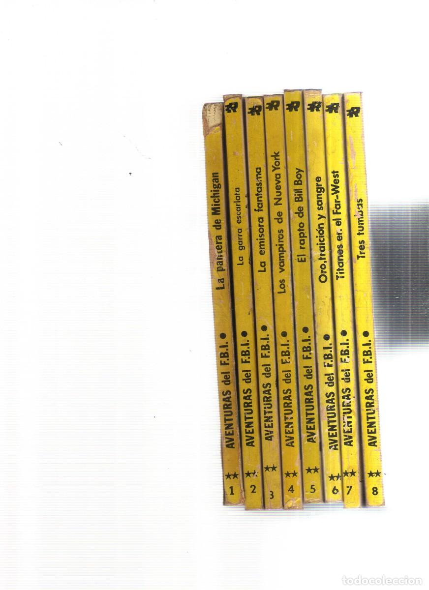 Tebeos: AVENTURAS DEL FBI COMPLETA 8 NUMEROS. - CJ25 - Foto 2