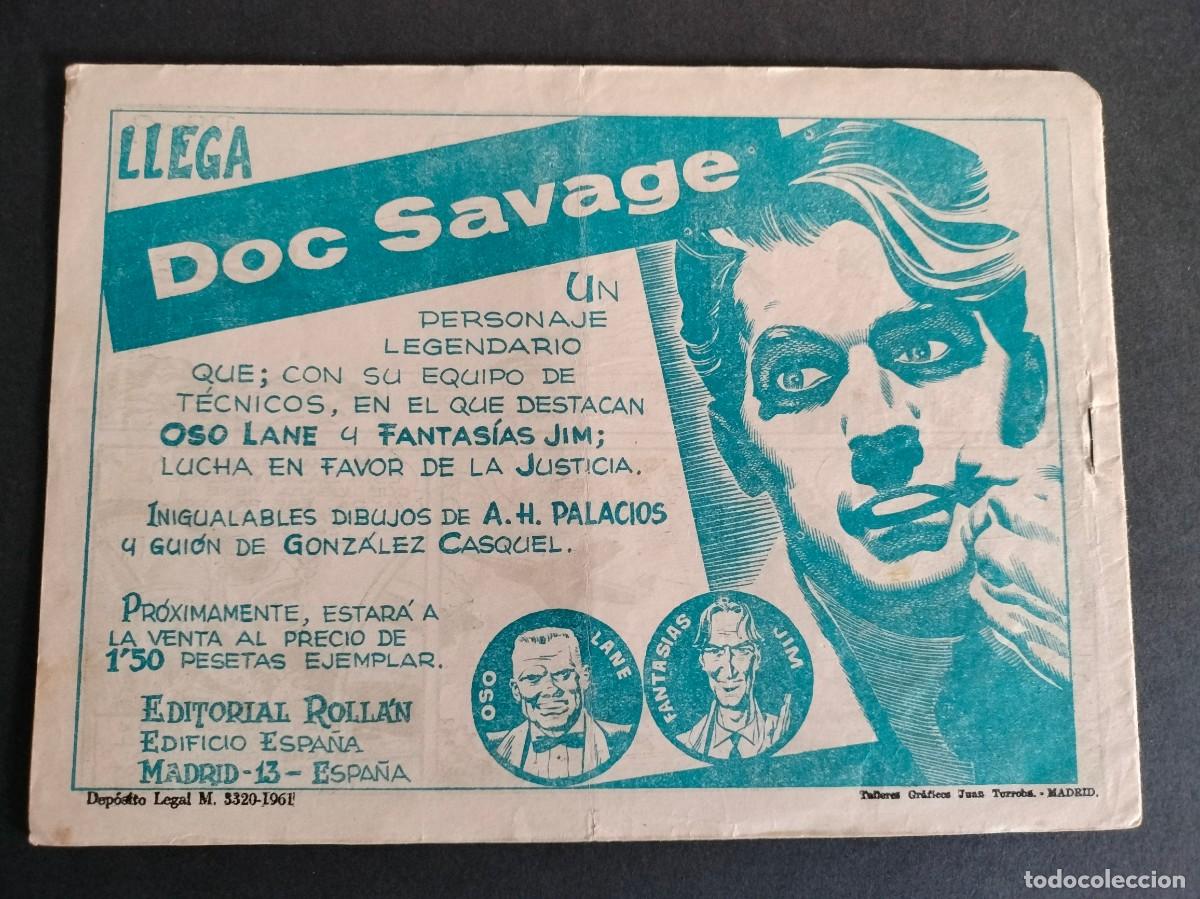 Tebeos: BILL BARNES N&ordm; 2 ORIGINAL DE EPOCA EDITORIAL ROLLAN - Foto 2