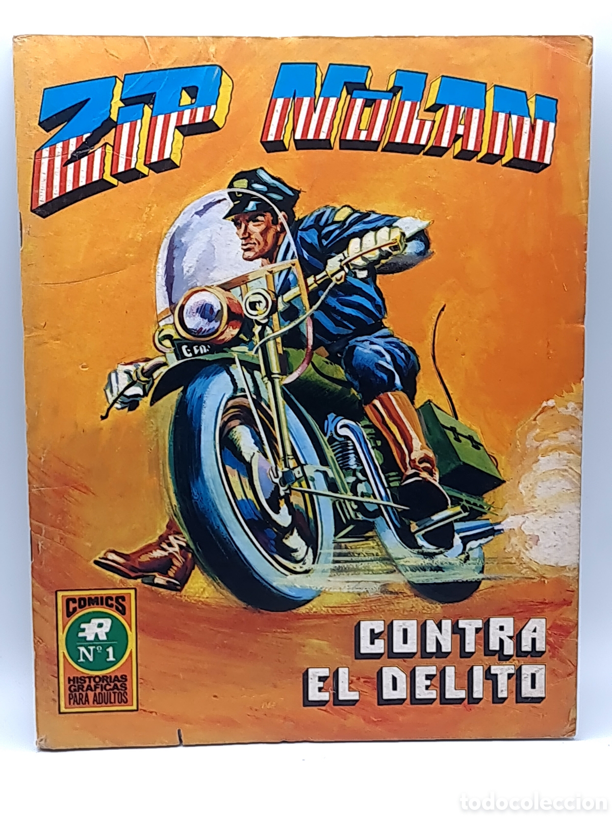 Tebeos: EXCELENTE ESTADO ZIP NOLAN 1 CONTRA EL DELITO ROLLAN GRAPA - Foto 1