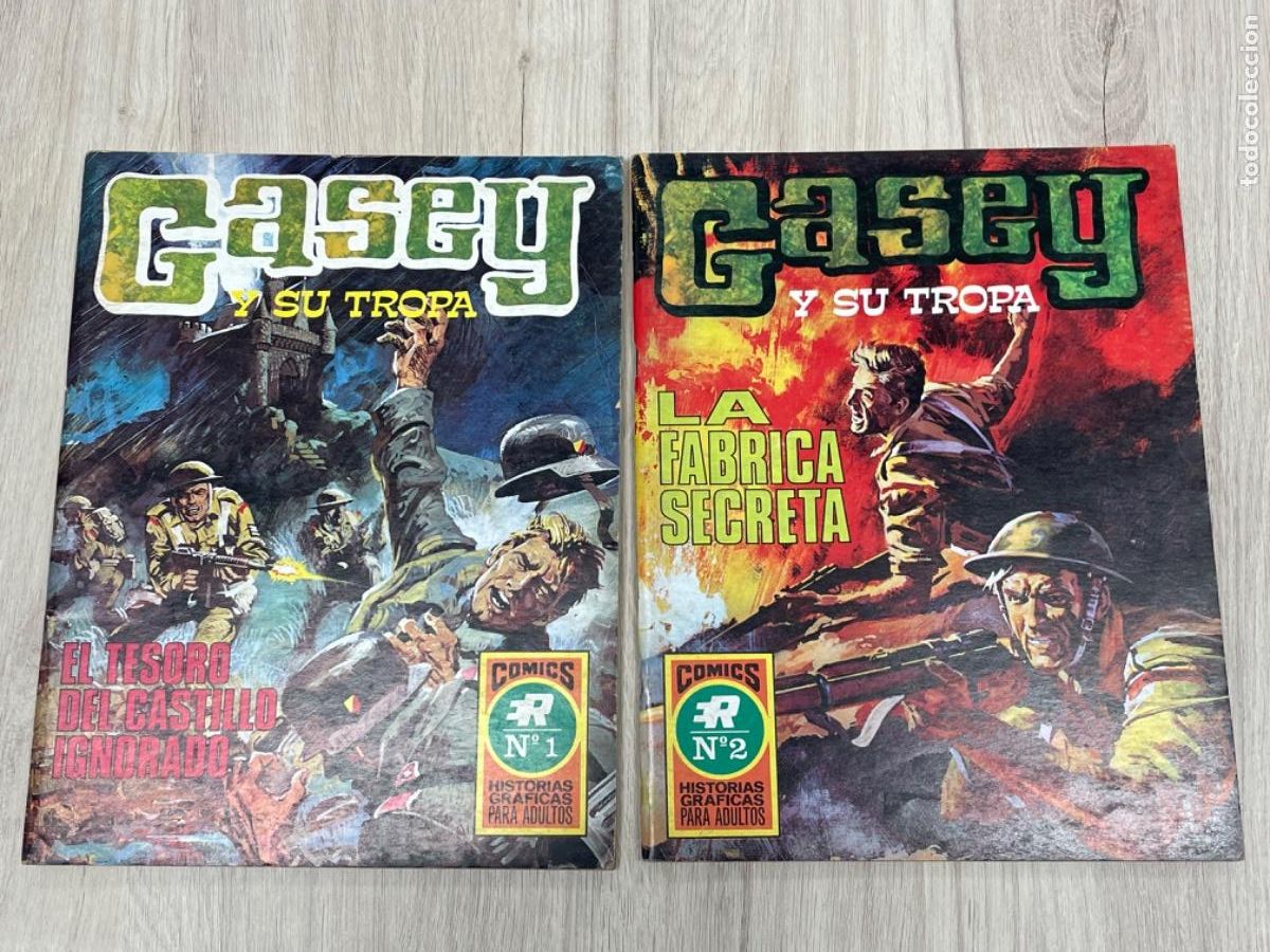 Tebeos: (A5) Casey y su Tropa - Completa 2 n&uacute;meros , Edt Roll&aacute;n 1972 - Foto 1