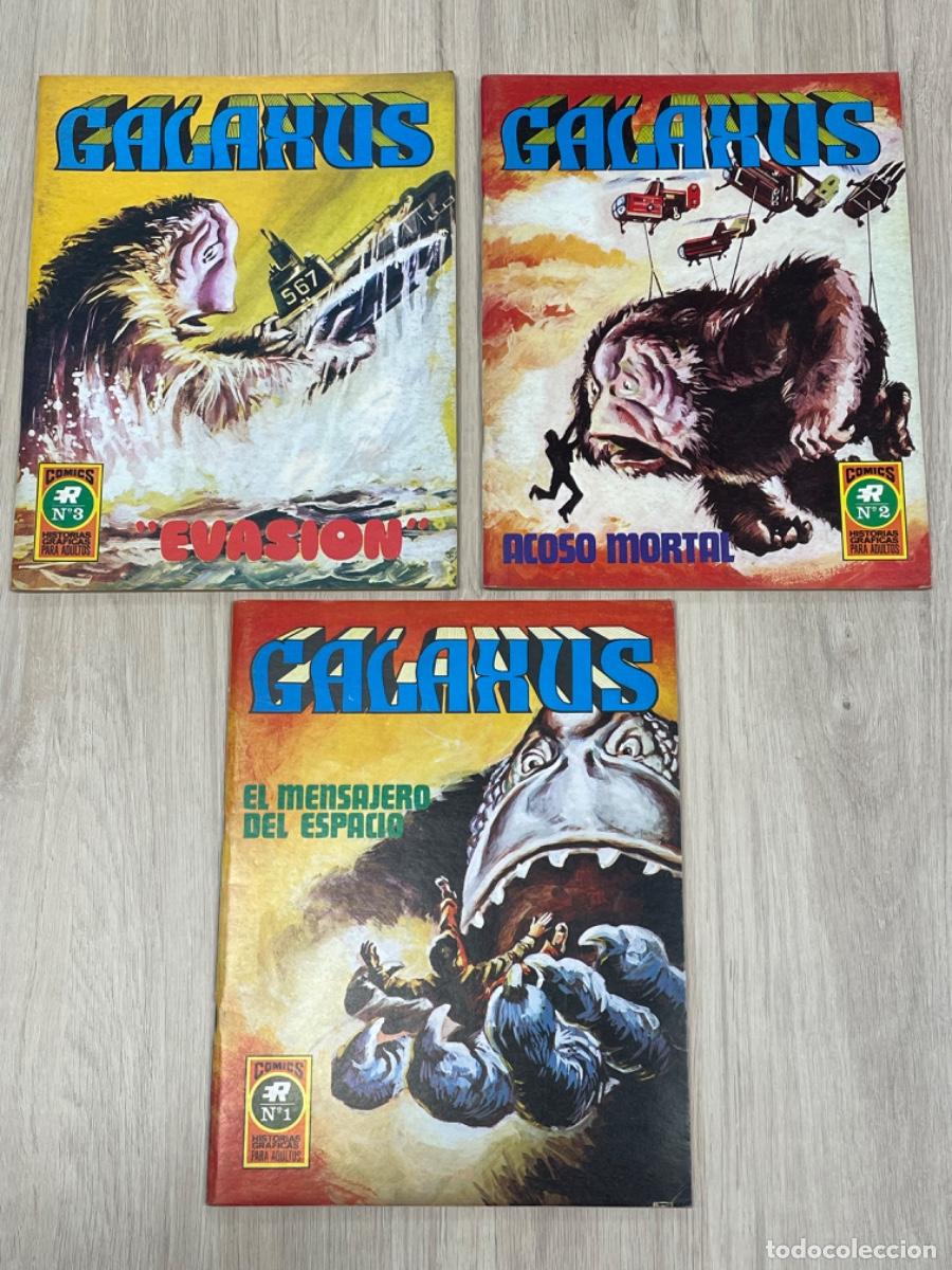 Tebeos: (A5) Galaxus - Completa 3 n&uacute;meros, Edt Roll&aacute;n 1972 - Foto 1