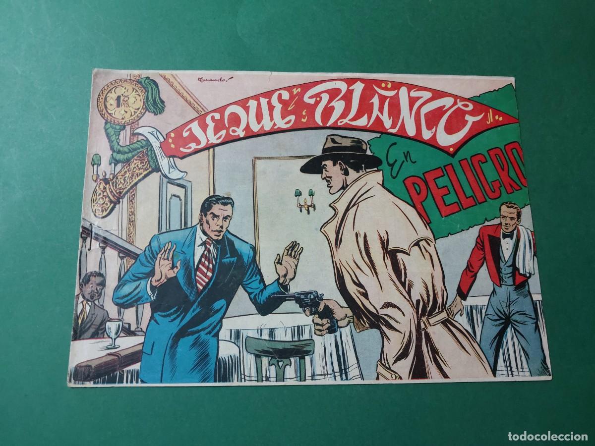 Tebeos: Jeque Blanco N&ordm; 30 Editorial Rollan 1952 - Foto 1