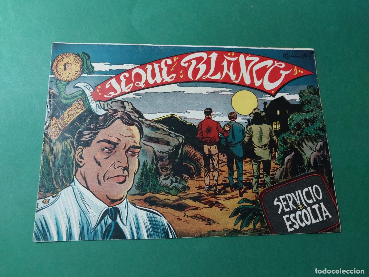 Tebeos: Jeque Blanco N&ordm; 45 Editorial Rollan 1952 - Foto 1