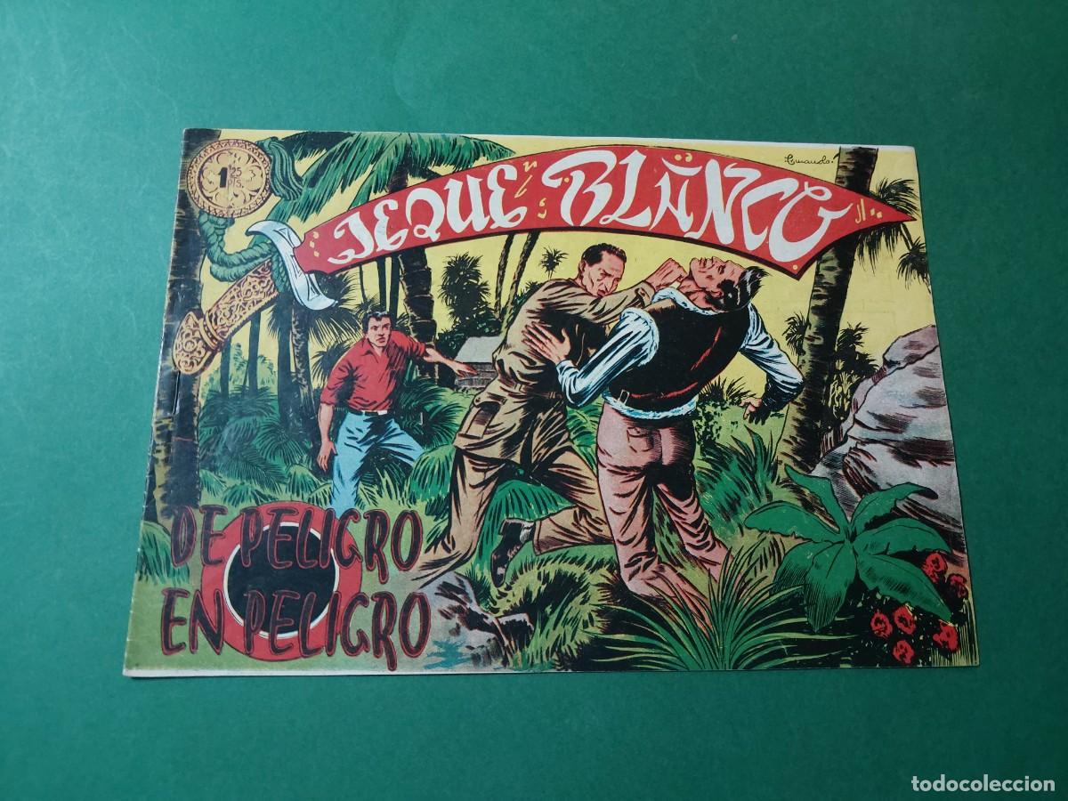 Tebeos: Jeque Blanco N&ordm; 46 Editorial Rollan 1952 - Foto 1
