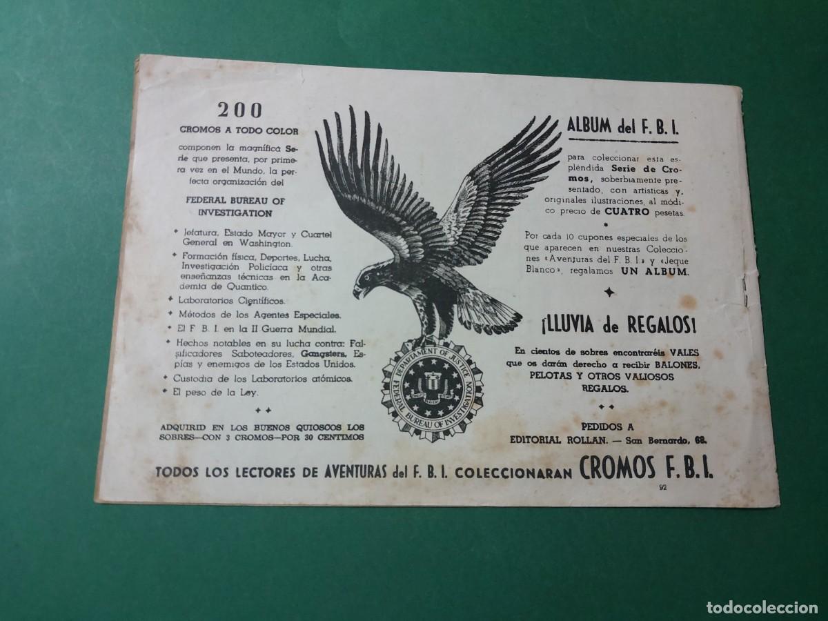 Tebeos: Jeque Blanco N&ordm; 92 Editorial Rollan 1952 - Foto 2