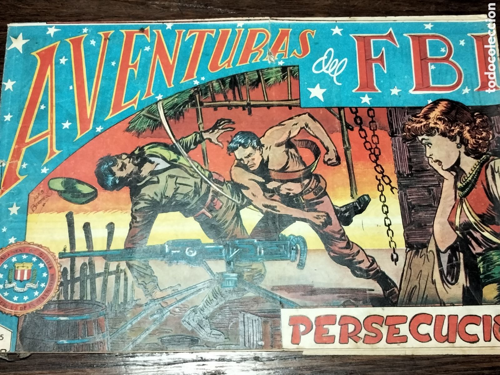 Tebeos: Aventuras del FBI, Persecuci&oacute;n - Foto 1