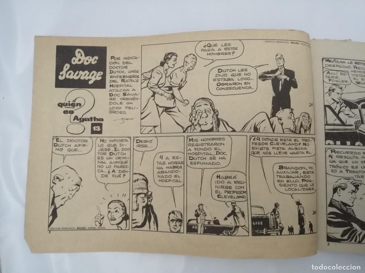 Tebeos: DOC SAVAGE, Num 13: Qui&eacute;n es Agatha? (Primera edici&oacute;n 1961) - Foto 3