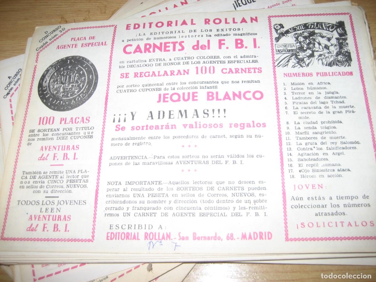 Tebeos: Aventuras del FBI . Ed Rollan 27 ejemplares - Foto 7