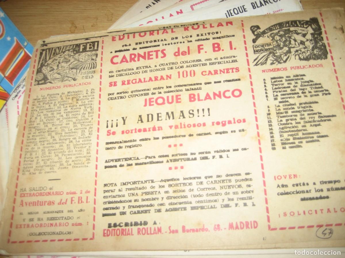 Tebeos: Aventuras del FBI . Ed Rollan 27 ejemplares - Foto 8
