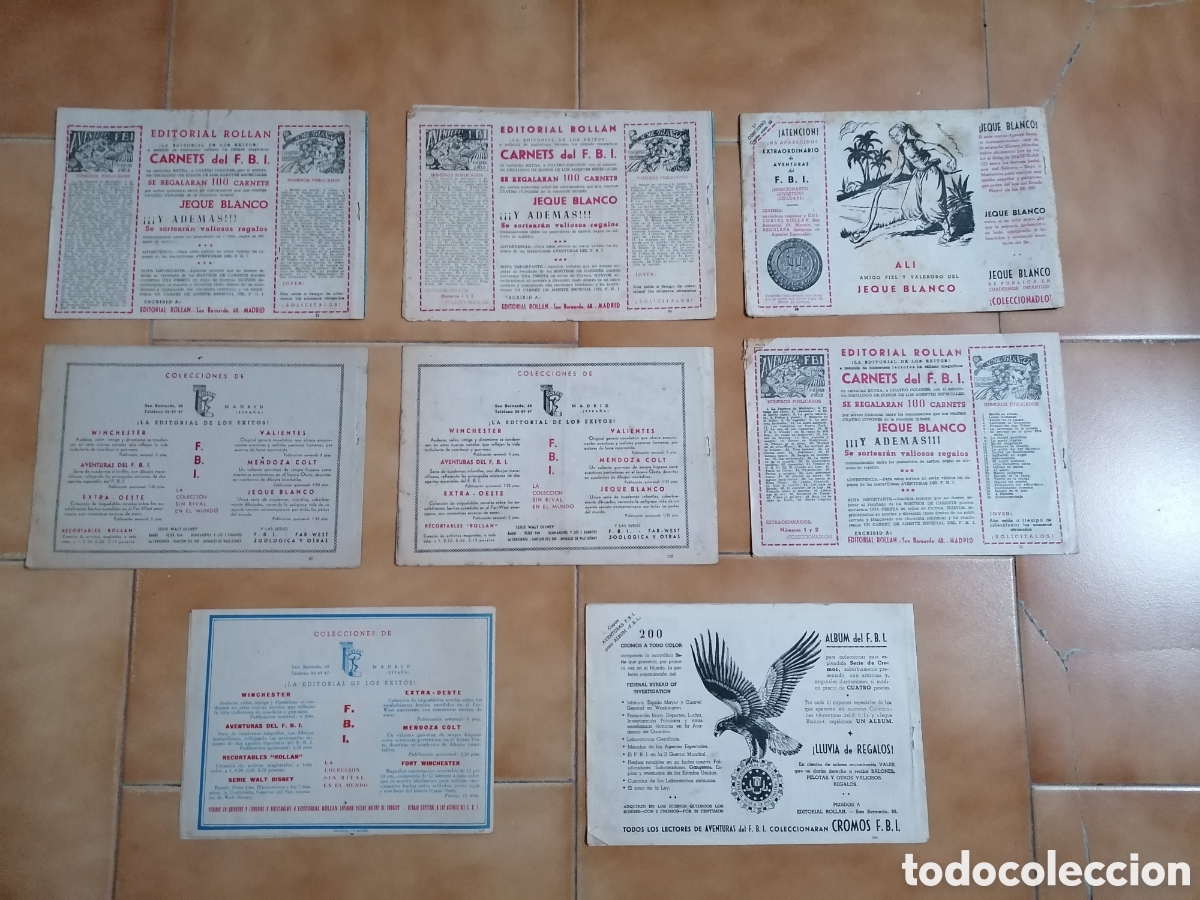 Tebeos: Aventuras del FBI Comics antiguos - Foto 8