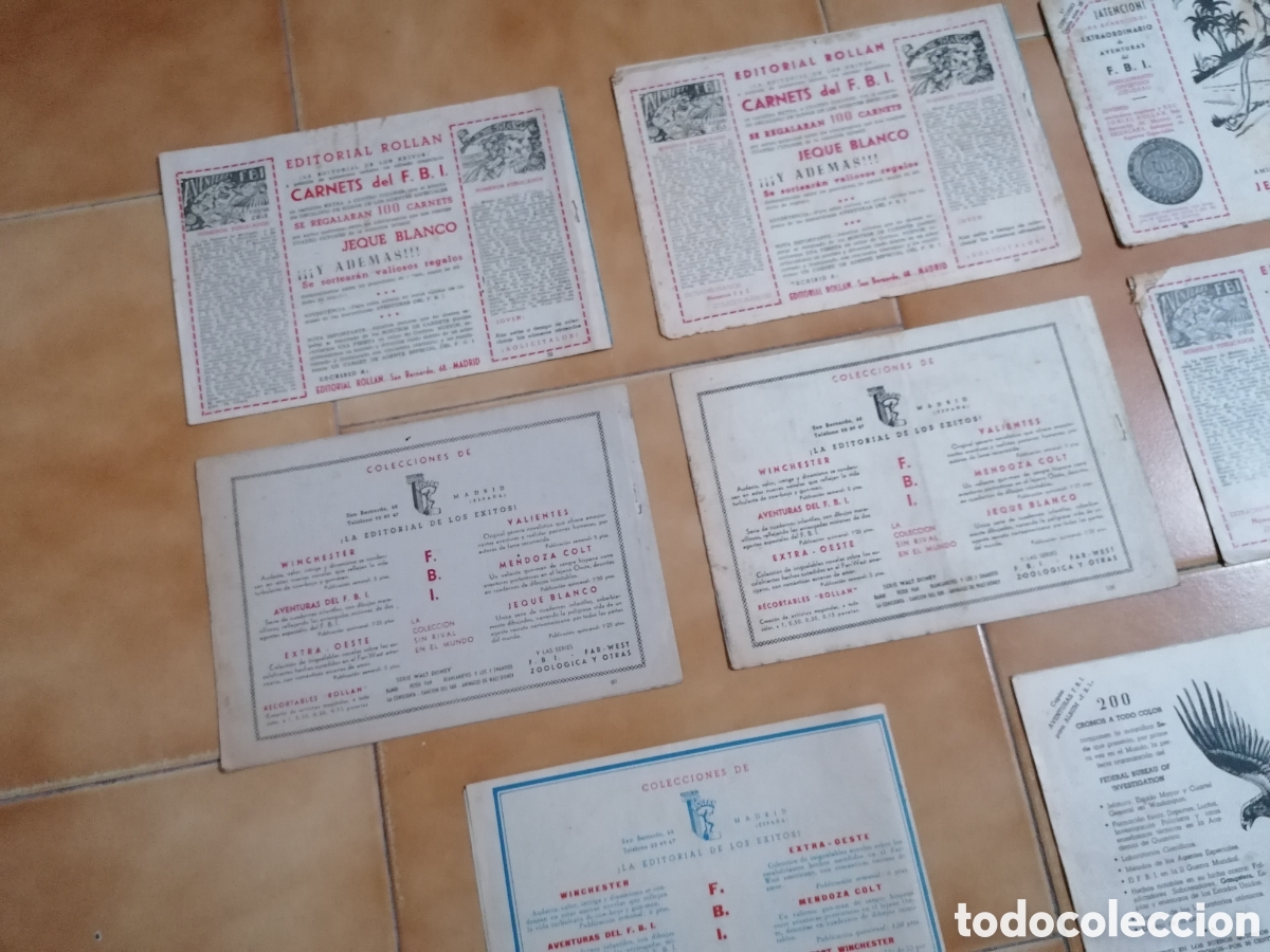 Tebeos: Aventuras del FBI Comics antiguos - Foto 9