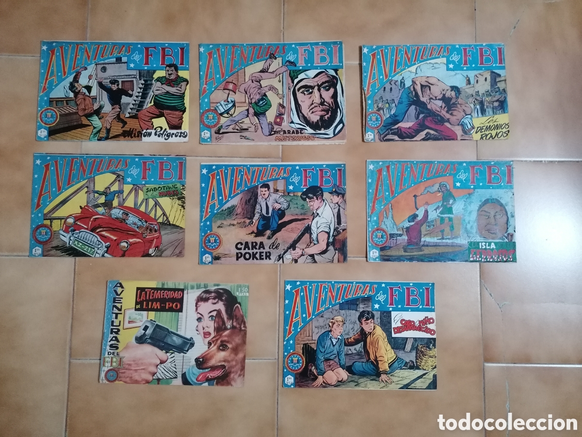 Tebeos: Aventuras del FBI Comics antiguos - Foto 1