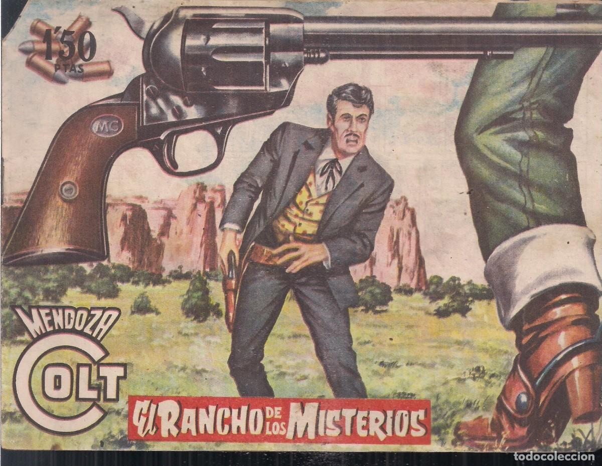 Tebeos: MENDOZA COLT N&ordm; 63: EL RANCHO DE LOS MISTERIOS - Foto 1