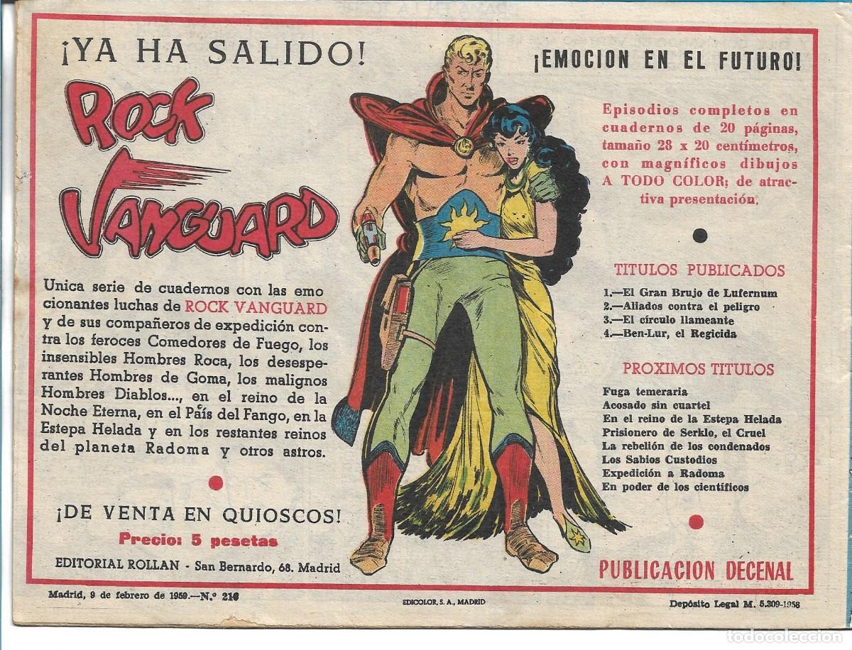 Tebeos: AVENTURAS DEL FBI - ORIGINAL - NUM 210 - Foto 2