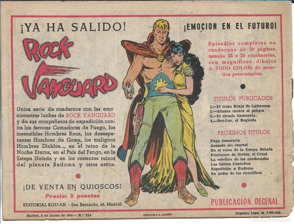 Tebeos: AVENTURAS DEL FBI - ORIGINAL - NUM 214 - Foto 2
