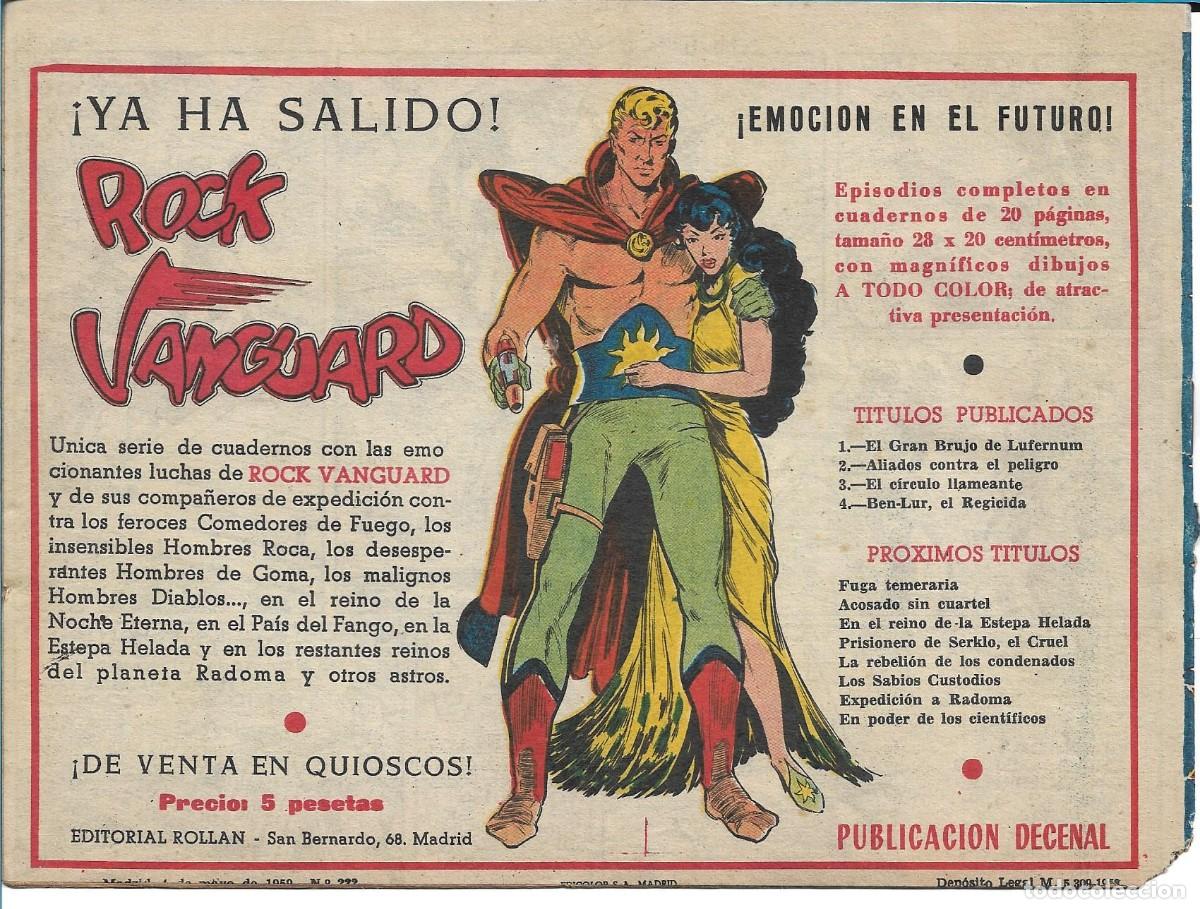 Tebeos: AVENTURAS DEL FBI - ORIGINAL - NUM 222 - Foto 2