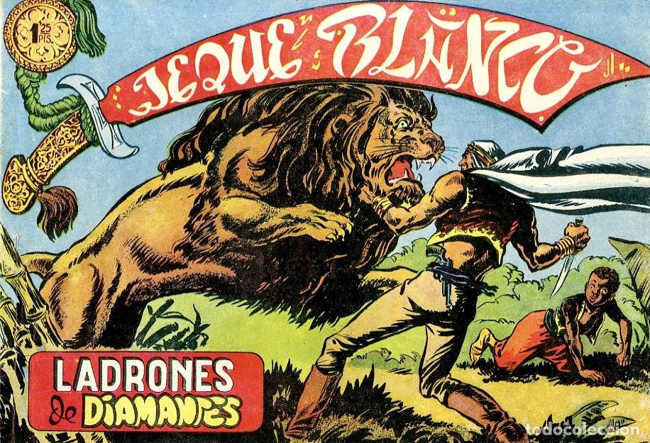 Tebeos: Jeque Blanco / Ladrones de Diamantes / n.4 (A1) - Foto 1
