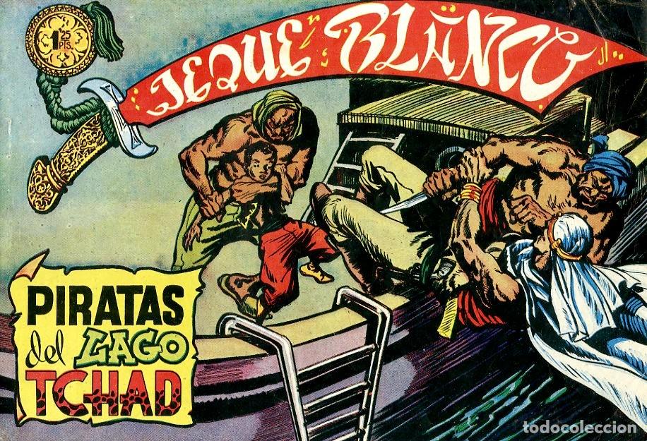 Tebeos: Jeque Blanco / Piratas del Lago Tchad / n.5 (A1) - Foto 1