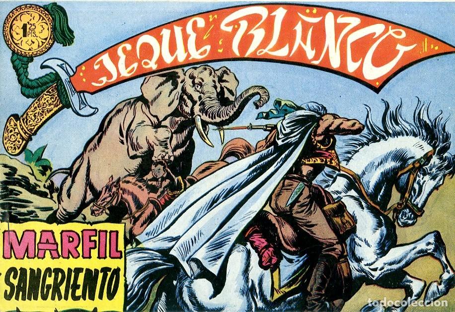Tebeos: Jeque Blanco / Marfil Sangriento / n.10 (A1) - Foto 1