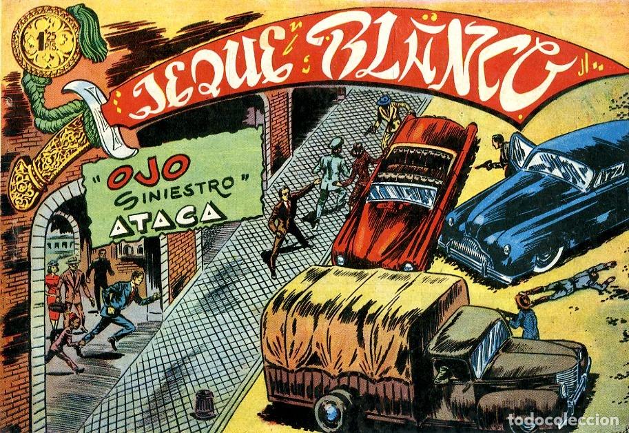 Tebeos: Jeque Blanco / &rdquo;Ojo Siniestro&rdquo; Ataca / n.17 (A1) - Foto 1
