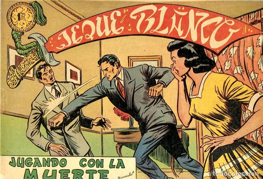Tebeos: Jeque Blanco / Jugando con la Muerte / n.32 (A1) - Foto 1