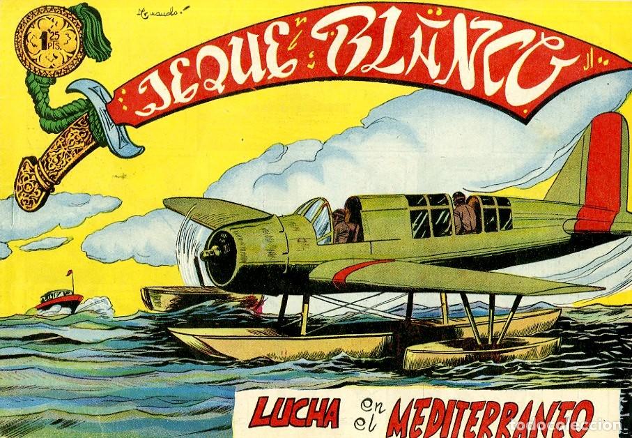Tebeos: Jeque Blanco / Lucha en el Mediterraneo / n.119 (A1) - Foto 1