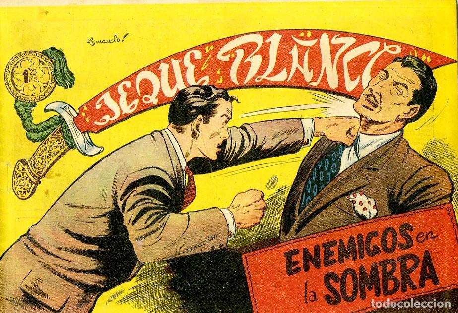 Tebeos: Jeque Blanco / Enemigos en la Sombre / n.123 (A1) - Foto 1