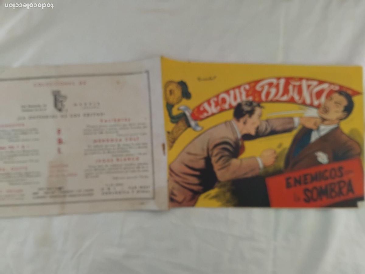 Tebeos: JEQUE BLANCO N&ordm; 128 EDITORIAL ROLLAN 1952. - Foto 1