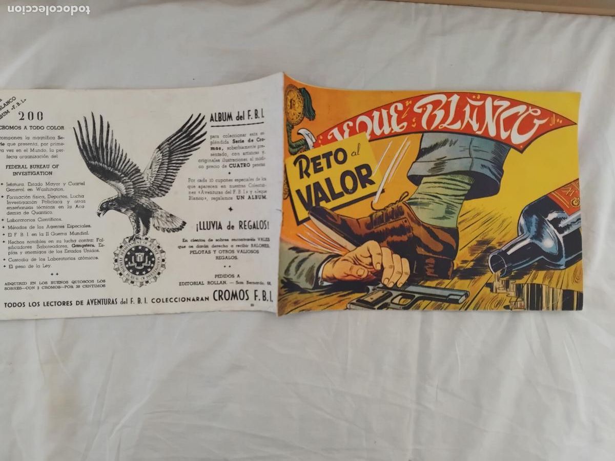 Tebeos: JEQUE BLANCO N&ordm; 89 EDITORIAL ROLLAN 1952. - Foto 1