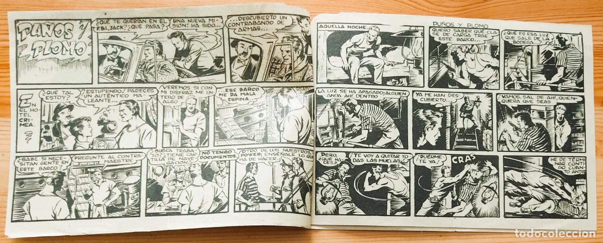 Tebeos: PU&Ntilde;OS Y PLOMO N&ordm; 6 - EDITORIAL ROLLAN - ORIGINAL DE &Eacute;POCA - Foto 3